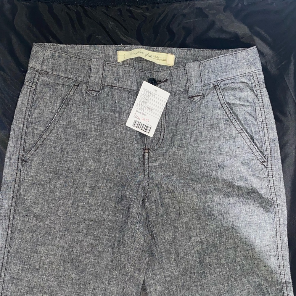 Anthropologie Linen/cotton pants